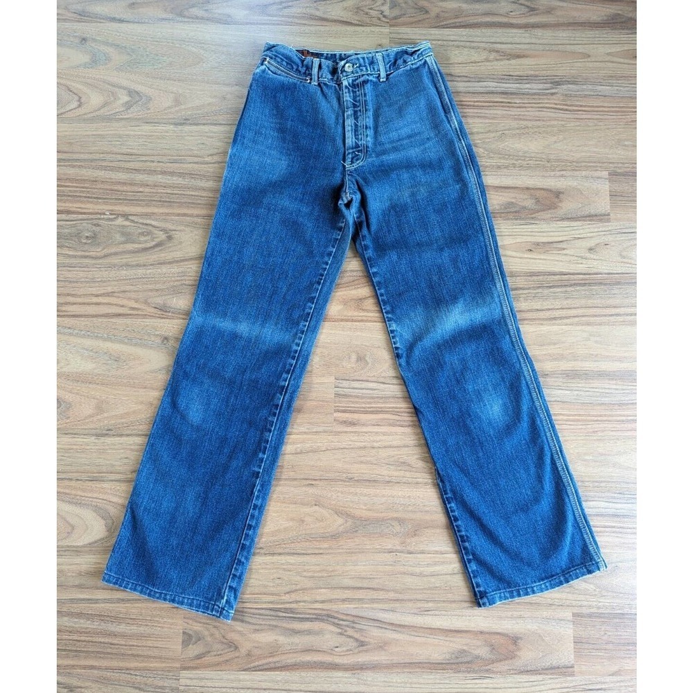 Vintage 1970s Landlubber High Waist Flare Jeans B… - image 3